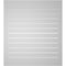 Ekena Millwork Vertical Surface Mount PVC Gable Vent: Functional, w/ 2"W x 2"P Brickmould Sill Frame, 34"W x 38"H GVPVE34X3803SF - alternate 4